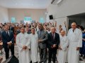 Assembleia de Deus celebra o batismo de 108 novos membros da capital