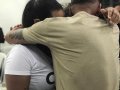 Pr. José Alves Filho batiza 14 novos membros da AD Palestina