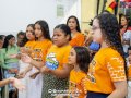 Salvação de almas marca a festividade do departamento infantil e do grupo de gestos na Sub da AD Piabas