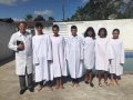 Seis novos membros da Assembleia de Deus são batizados no povoado Anel