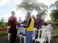 Em Chã de Bebedouro, igreja evangeliza com faixas no Dia Nacional de Missões