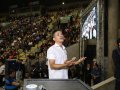 Milhares de evangélicos lotam o Ginásio do Sesi para assistir ao encerramento da Convenção Estadual