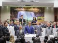 Centenas de evangélicos participam da Santa Ceia de outubro na Igreja Sede