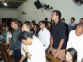 Jovens desfrutam da unção de Deus na igreja do Benedito Bentes 1