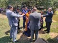 Pr. Amaro Antônio batiza 46 novos membros da AD São Luís do Quitunde