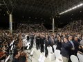 Milhares de evangélicos lotam o Ginásio do Sesi para assistir ao encerramento da Convenção Estadual