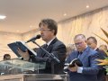 Rev. José Orisvaldo Nunes participa da inauguração do templo sede em Jarbas Oiticica