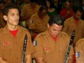 Militares se apresentam na abertura do Congresso