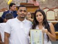 Assembleia de Deus celebra união de 210 casais em casamento coletivo