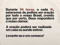 UEMADAL promove novo Relógio de 24 Horas de Oração na capital e no interior de Alagoas