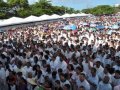 Milhares de pessoas lotam a Praça de Multieventos para batismo do centenário