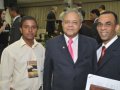 Após palestra, Josué Brandão recebe homenagem do Pr. José Neco