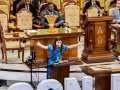 Jovens e adolescentes participam de estudos bíblicos no CONJOAAD 2025