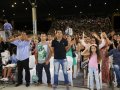 Milhares de evangélicos lotam o Ginásio do Sesi para assistir ao encerramento da Convenção Estadual