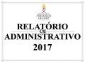 Pastor-presidente apresenta a prestação de contas do ano de 2017