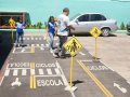 Alunos do Coparb aprendem ações de educação para o trânsito