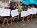 Jovens fazem evangelismo de rua em São Luiz do Quitunde