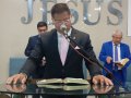 Pr. Abmael Nascimento ministra na Santa Ceia de novembro na AD Riacho da Jacobina