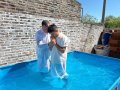 Missionário Rafael Felizardo batiza cinco novos membros em Colón, na Argentina