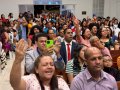 Grande batismo da Assembleia de Deus contempla 213 novos membros da capital