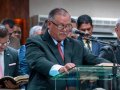 Culto de doutrina tem mensagem sobre os princípios bíblicos da contribuição