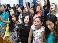 Pré congresso da 5ª região começa com batismo com Espírito Santo
