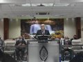 Pastor-presidente Rev. José Orisvaldo Nunes ministra sobre o banquete da salvação