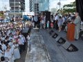 Milhares de pessoas lotam a Praça de Multieventos para batismo do centenário
