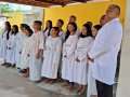 Pr. Francisco Gomes batiza 22 novos membros da AD em Olho D'Água do casado
