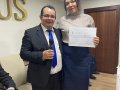 Pr. Robson Souza batiza três novos membros da Assembleia de Deus em Portugal