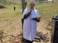 Pastor Moisés Feliciano batiza nove membros da AD Jacaré dos Homens