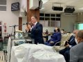 Pastores Joel Freire e João Luiz participam da Santa Ceia na igreja sede