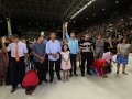 Milhares de evangélicos lotam o Ginásio do Sesi para assistir ao encerramento da Convenção Estadual