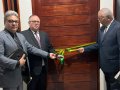 Pastor-presidente participa da inauguração da casa pastoral em Girau do Ponciano