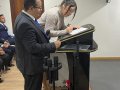 Pr. Robson Souza batiza três novos membros da Assembleia de Deus em Portugal
