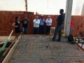 Pastor-presidente visita a obra do novo templo do Eustáquio Gomes
