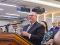 Pastor Manoel Costa (MA) ministra a palavra de Deus no culto de Santa Ceia