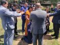 Pr. Amaro Antônio batiza 46 novos membros da AD São Luís do Quitunde