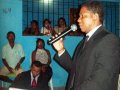 Família conta vitória em culto na subcongregação de Bom Parto