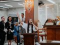 Rev. José Orisvaldo Nunes de Lima ministra sobre o ministério de São Pedro