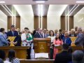 Rev. José Orisvaldo Nunes de Lima ministra sobre a promessa do Espírito Santo