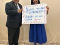 Festividade de novos crentes na AD Gruta Alegre é marcada pela presença de Deus