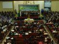 Pastor José Neco prega na abertura da reunião da Umadene