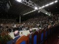 Milhares de evangélicos lotam o Ginásio do Sesi para assistir ao encerramento da Convenção Estadual