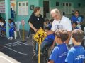 Alunos do Coparb aprendem ações de educação para o trânsito