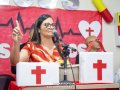 Salvação de almas marca a festividade do departamento infantil e do grupo de gestos na Sub da AD Piabas