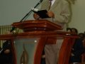 Pastor José Neco prega na abertura da reunião da Umadene
