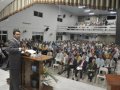 Após palestra, Josué Brandão recebe homenagem do Pr. José Neco