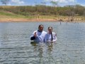 Pastor Moisés Feliciano batiza nove membros da AD Jacaré dos Homens