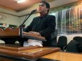 Pb. Silas Oliveira celebra a Santa Ceia do Senhor na AD Gama Lins 1